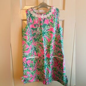 Lilly Pulitzer Pink and Green Floral Dress